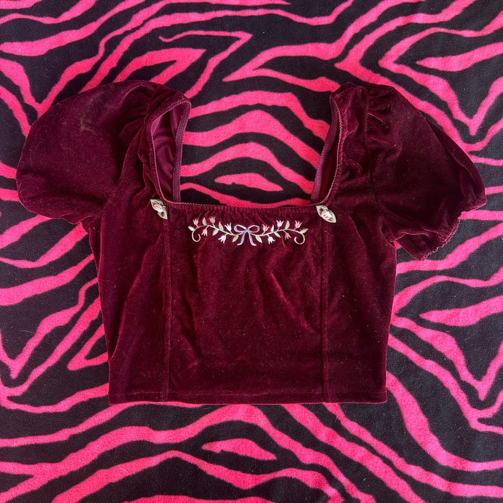 Sugar Thrillz Velvet Top